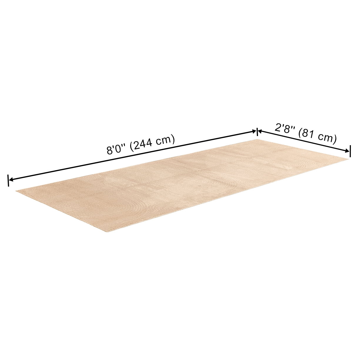 ECARPET Elion Machine Washable Contemporary/Modern Runner Rug for Living Room, Bedroom, Dining Entrance, Hallway and More