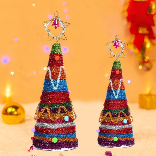 Xihbxyly Liquidación de Verano Árbol de Navidad de Navidad Decoración de Escritorio Paquete de Bricolaje para Niños
