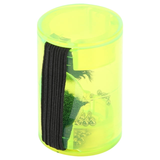 Finger Sand Ring Folk Accompaniment Musical Instrument Accessories for Guitar UkuleleFluorescent Green