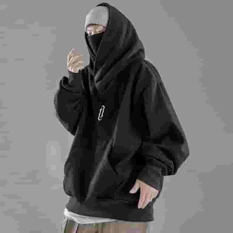 全国総量無料で Fusipu Men Autumn Hoodie Solid Color Hooded Long Sleeves Clothing