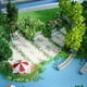 thumbnail image 4 of Billuyoard Árbol en miniatura, de arena, planta, jardín, paisaje, adorno de paisaje, modelo de construcción, tablero de decoración de Type3 NO3, 4 of 6