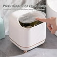 thumbnail image 6 of Vikakiooze 2023 Promotion on sale, Mini Trash Can With Lid - Removable Small Garbage Can,Plastic Trash Bin, Counter Top Wastebasket, Counter Garbage Lint Bin For Bathroom,Office,Kitchen,Desk,Cof, 6 of 6