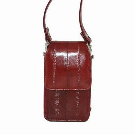 Ladies Eel Skin - Eel Skin Leather Womens Wallet Cell Phone Case E 563