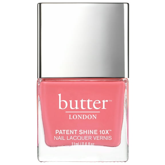 Patent Shine 10X Nail Lacquer - Coming Up Roses by Butter London for Women - 0.4 oz Nail Lacquer