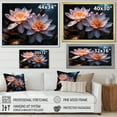 thumbnail image 4 of Designart "White Yellow Lotus landscape III" Floral Wall Art Print, 4 of 5