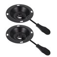 thumbnail image 2 of 2Pcs Ironware Chair Chassis Round Tray Swivel Chair Ironware Accessories (Black), 2 of 4