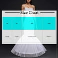 thumbnail image 3 of Cxenplz Petticoat for Mermaid Prom Gown Crinoline Slips Underskirt for Mermaid Wedding Dress, 3 of 5