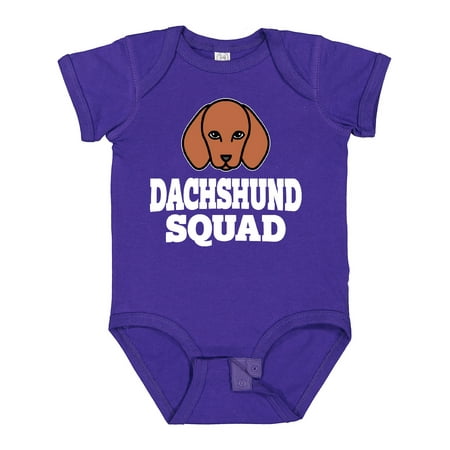 

Inktastic Dog Dachshund Squad Gift Baby Boy or Baby Girl Bodysuit