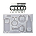 thumbnail image 2 of Kit de moldes de resina de cristal con sacacorchos, llave inglesa y accesorios de flores secas. Establecer A, 2 of 9