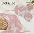 thumbnail image 3 of Pink Starfish Coastal Body Pillow Cover 20 x 54 Inch Decorative Pillow Cover Nautical Summer Ocean Abstract Art Lumbar Pillowcase Seasonal Rectangle Cushion Case for Couch Sofa Bed Living Room, 3 of 9