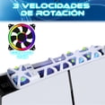thumbnail image 3 of Base Ventilador RGB para consola Ps5 Estándar y PS5 Digital 3 Ventiladores De Refrigeración Vertical RGB , 3 of 6