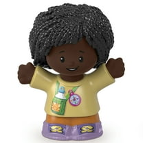 Replacement Part for Fisher-Price Little People Playset - HBW73 ~ African-American Girl Hiker Figure with Water Bottle Print ~ Works Great with Any Little People Playset