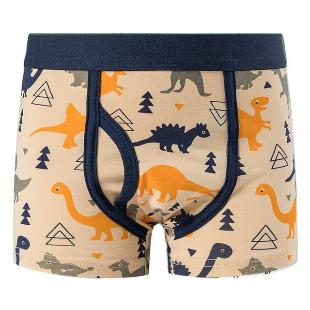 MIASHUI Boxeurs pour Garçons, sous-Vêtements en Coton à Imprimé pour Petits Garçons, 1 Paquet, 10-12 Ans