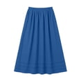 thumbnail image 4 of Edvintorg Midi Skirts for Women with Pockets Elastic High Waisted Skirt Womens Summer Skirts Trendy 2026, 4 of 6