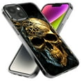 thumbnail image 2 of MUNDAZE Apple iPhone 13 Steampunk Skull Science Fiction Machinery Double Layer Phone Case Cover, 2 of 6