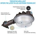 thumbnail image 5 of 3CCT Adjustable LED Barn Light, 40W/60W/80W Selectable Dusk to Dawn Area Lights, 120-277V Outdoor Security Flood Lighting, IP65 Waterproof, Bronze, 5 of 8