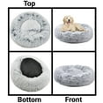 thumbnail image 5 of Mr. Peanut's 28" OrthoPlush Pet Bed - Snowflake White Two Tone, 5 of 9