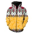 thumbnail image 1 of Sudadera con capucha y cremallera de estilo nacional retro para hombre, con estampado 3D de manga larga, gran oferta 2024, estilo hip hop, ropa de calle, sudaderas unisex de primavera, 1 of 6