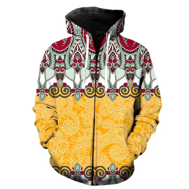 Sudadera con capucha y cremallera de estilo nacional retro para hombre, con estampado 3D de manga larga, gran oferta 2024, estilo hip hop, ropa de calle, sudaderas unisex de primavera