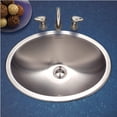 thumbnail image 3 of Houzer Opus 18 in Stainless Steel Topmount Single Oval Bowl Bathroom Sink with Overflow Assembly - CHTO-1800-1, 3 of 7