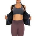 thumbnail image 2 of FUTATA Women Sauna Vest Slimming Workout Tank Top Waist Trainer Slim Polymer Sauna Suit Tummy Control Sweat Enhancing Shapewear with Zipper, 2 of 6