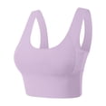thumbnail image 4 of Purple Tank Tops for Women High Impact U Back Sports Bras for Women Wirefree In Padding Breathable for Running Yoga Gym, 4 of 4
