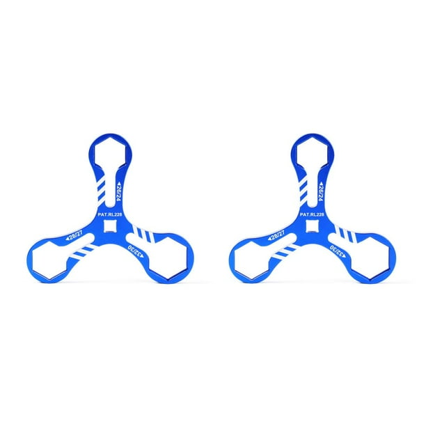 Naiovety Llave en forma de Y, dispositivo de mantenimiento multipropósito, instalación práctica, herramienta de reparación de operación Simple, llave en forma de Y 2piezas Naiovety CBP489371
