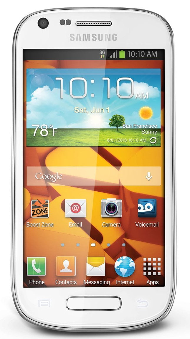 Samsung Sph M840 Galaxy Prevail 2 Boost Mobile White Walmart Com Walmart Com