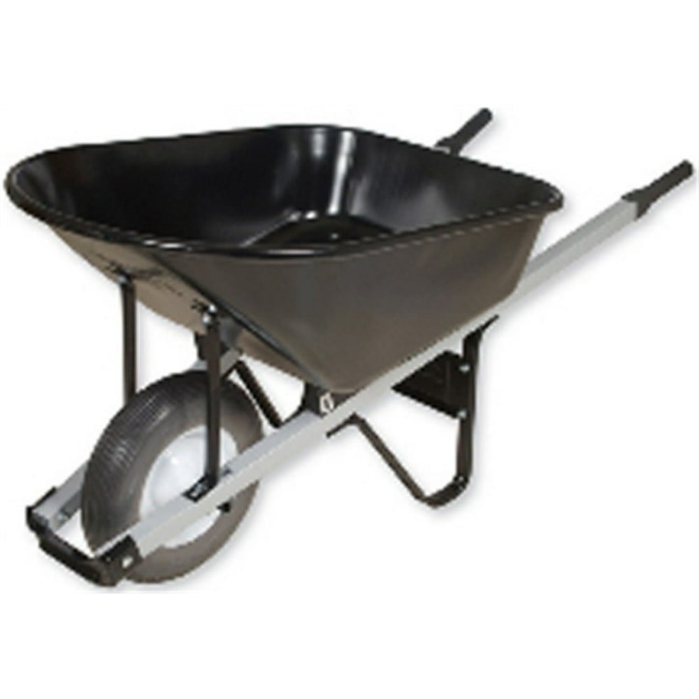 Wheelbarrow,6 Cuft,Flat Free, PartNo 33024, by TRUPER TOOLS, Single