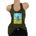 thumbnail image 4 of SMihono Hauts pour Femmes Débardeur pour Femmes Femme Impression Tournesol Col Rond Sans Manches Chemise Décontractée Tunique Débardeur Blouse Débardeurs pour Femmes Hauts d'Été pour Femmes, 4 of 4