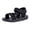 Black, variant on Ulanda Boys Girls Sandals Summer Little/Big Kids Shoes Fashion Lightweight Soft Flats Toddler Sandals Casual Beach Children Shoes Outdoor (Black, 9.5)