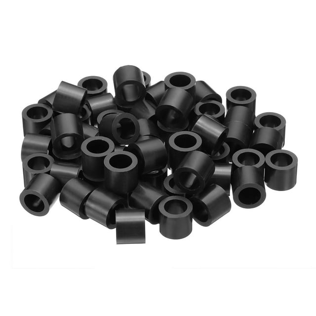 Unique Bargains Rondelles d'Espacements ABS, 60 Pcs 12.2mm ID, 18mm OD, 18mm Longueur pour Vis M12