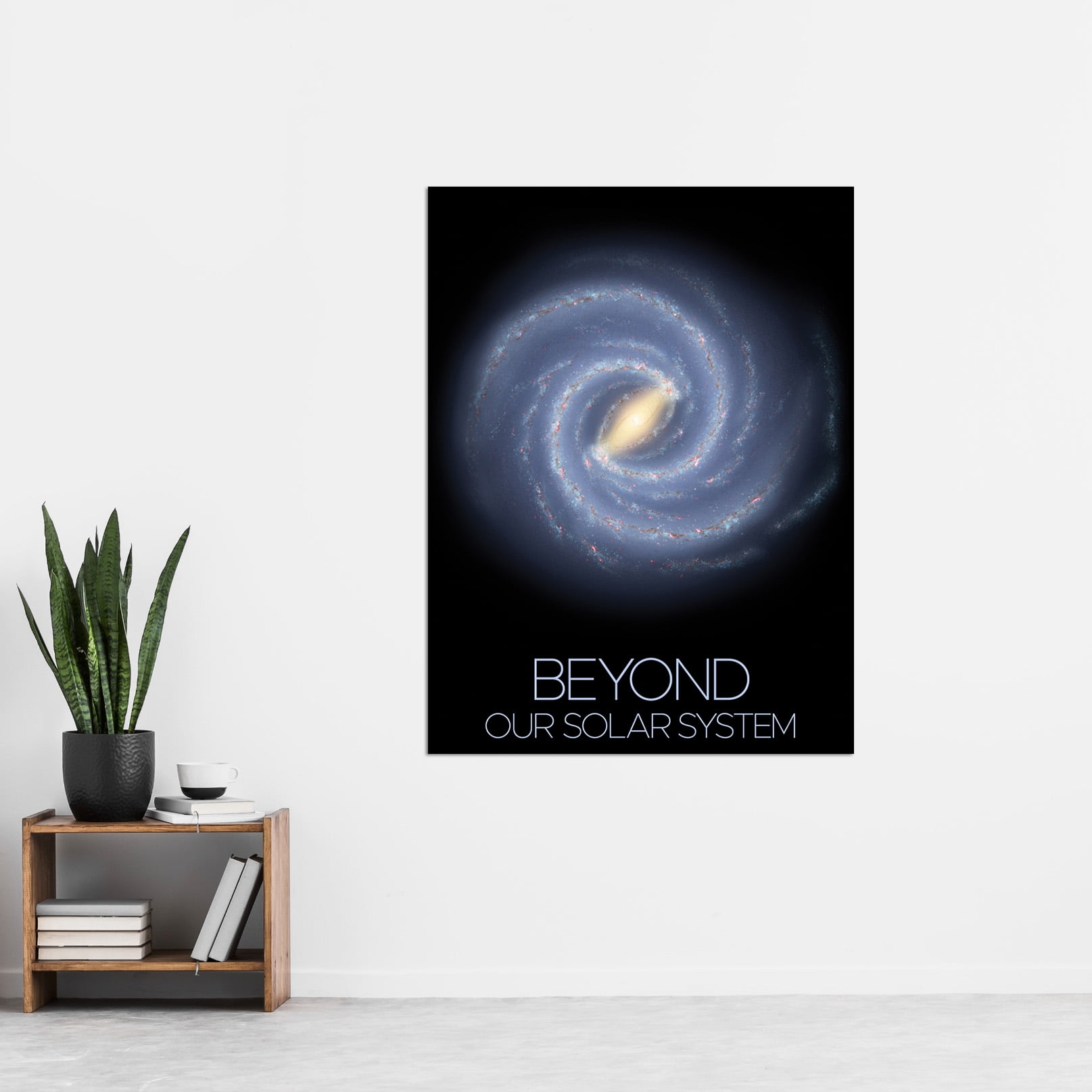 NASA Beyond Solar System Milky Way Spiral Galaxy Poster Extra Large XL Wall Art Poster Print
