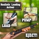 thumbnail image 3 of Sunny Days Entertainment Pump Action Blaster – with Realistic Sounds and Ejecting Play Shells | Hunting Role Play Toy | Cowboy Costume for Kids – Maxx Action, Wood Grain, 3 of 5