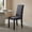 Dark Gray, variant on Resenkos Set of 2 Mid-Century Modern Parson Chairs with Fabric Upholstery, Brown