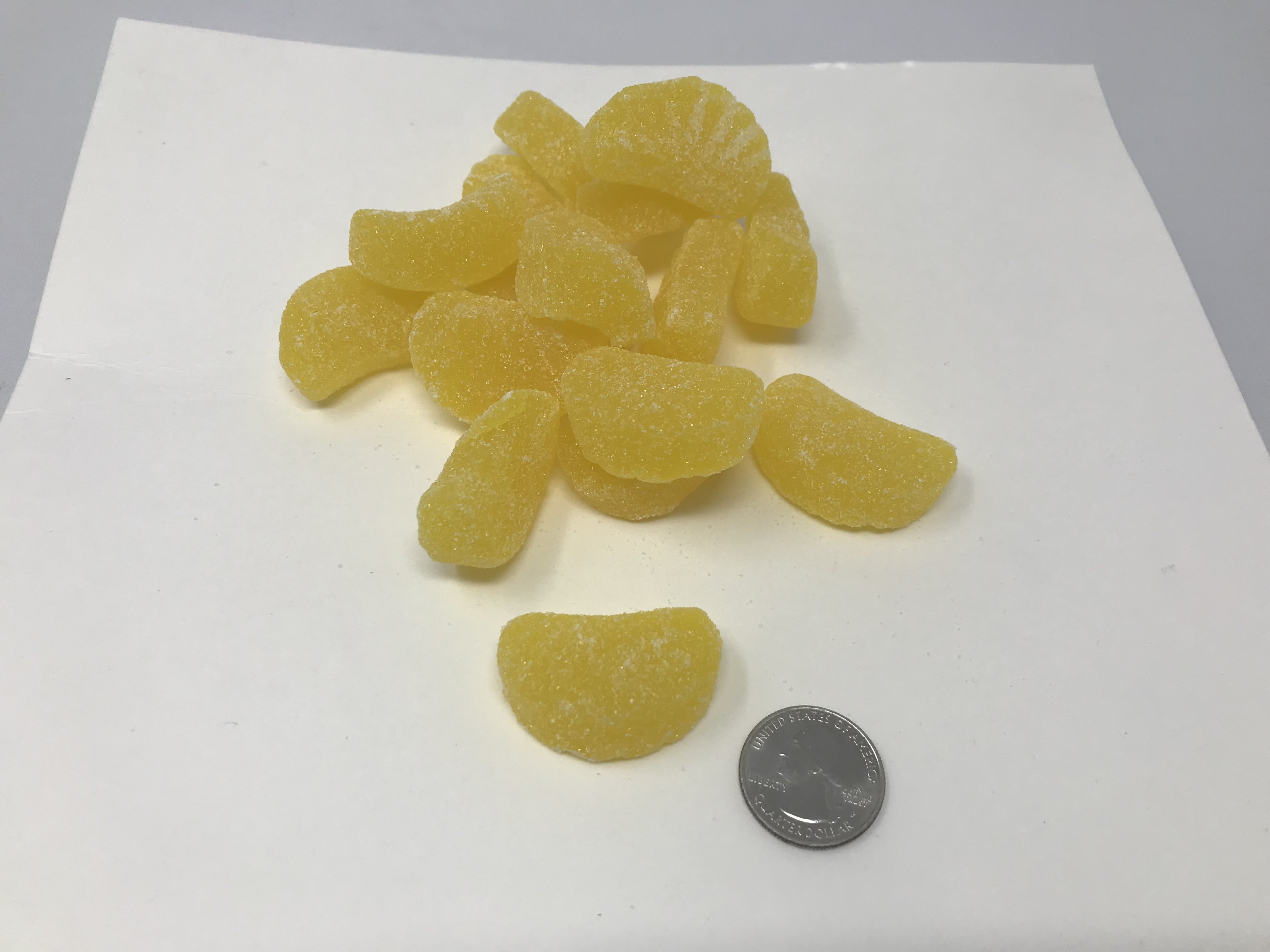 Lemon Wedges lemon slices bulk candy lemon jelly slices 1 pound