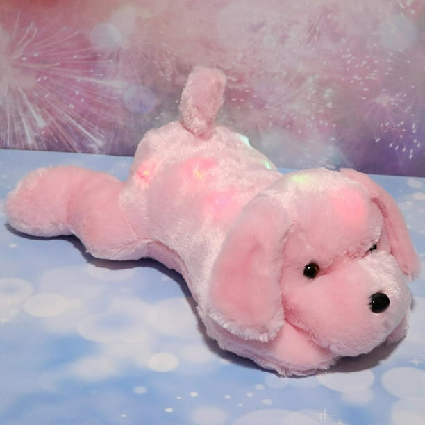 LILIPUTIENS Marioneta De Peluche Que Brilla En La Oscuridad – Perro Fosforescente De 19 Cm, Ideal Para Calmar Y Jugar