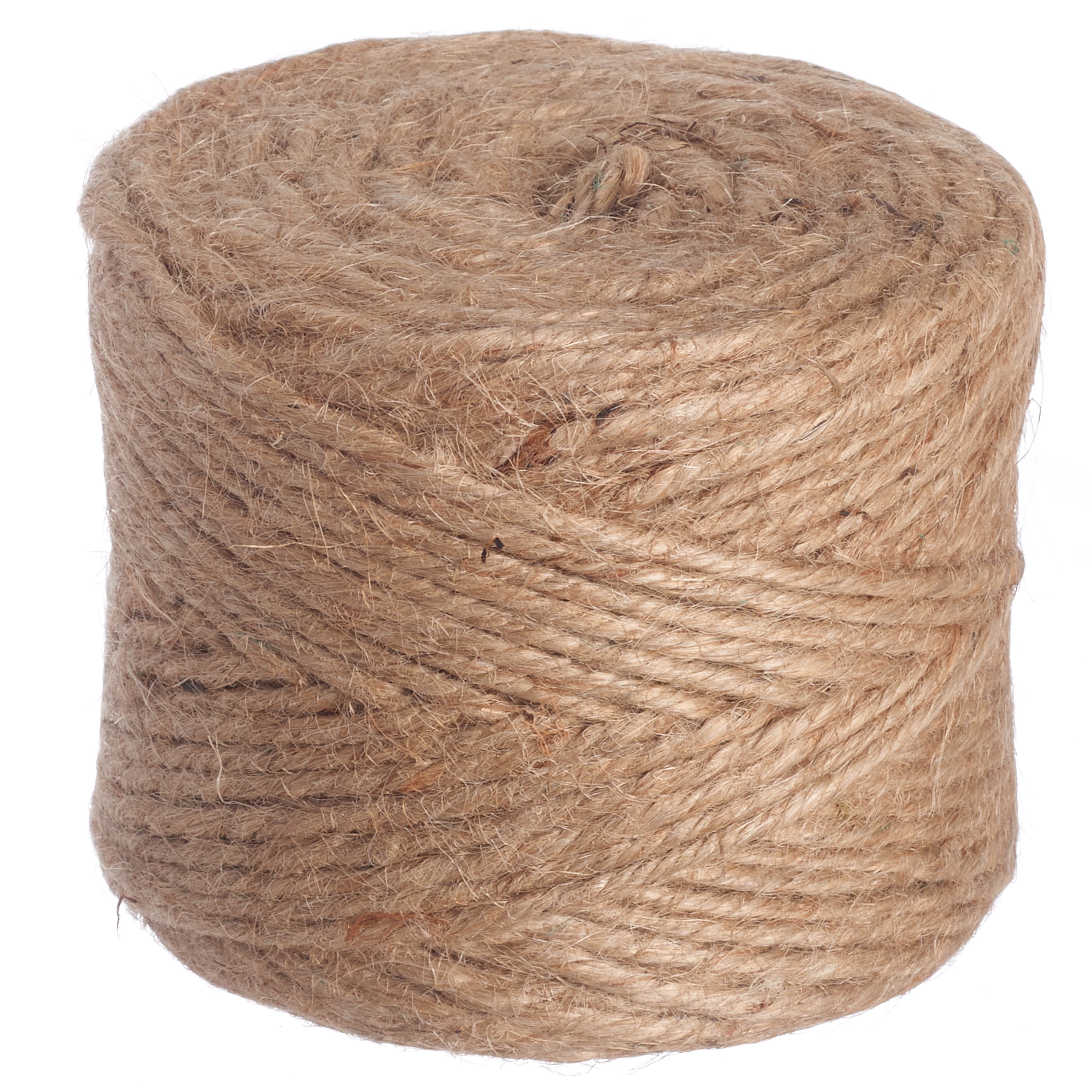 ILIKEEC 328 Feet Jute Rope, 6mm 4-Ply Natural Thick Jute Twine String for  Floristry, DIY Arts Crafts, Gardening Bundling and Cat Scratch Post (Brown)
