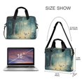 thumbnail image 3 of FORMRS 16" Laptop Bag Carrying Sleeve Case with Handle Travel Shoulder Briefcase, Night Forest Scene, 3 of 8