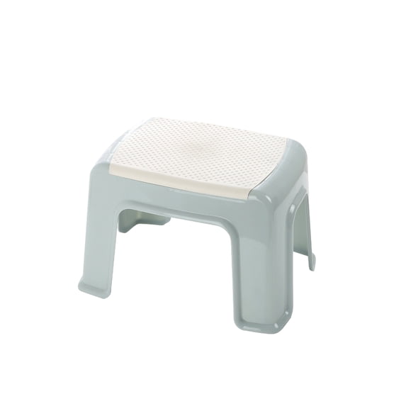 Goriertaly Marchepied Marchepied en Plastique Tabourets Épais Siège pour Changer de Chaussures Maison Coussin Antidérapant Chaises Banc Salon Salle de Bain Chambre Bleu G