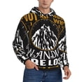 thumbnail image 2 of Lsque Not All Those Who Wander Are Lost 1 Pattern Casual Men's Hoodie,Hooded Sweatshirt with Kangaroo Pocket,Pullover Hoodie-Large, 2 of 7