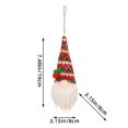 thumbnail image 6 of Light-Up Christmas Gnome, Plush Faceless Doll with LED Illumination for Holiday Tree and Shelf Decor, 6 of 8