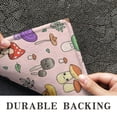 thumbnail image 6 of Colorful Mushroom Cartoon Pink Pattern Door Rugs,Washable Non Slip Door Mats Indoor,Decorative Door Mats,Entry Mat Indoor for Entrance,Bedroom,Kitchen,Bathroom,16"x24", 6 of 6