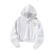thumbnail image 5 of Sudadera con capucha Sudaderas con capucha deportivas Ganso lindo, Tela de otoño blanca, Suéter de manga larga, Sudadera con capucha informal para L, 5 of 10