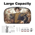 thumbnail image 3 of Columbus Day USB Organizer | Hard Drive Cases | Charge Cord Organizer | Travel Cord Organizer Case - Oxford Cloth Waterproof Digital Storage Bag 5.9x9.44x3.14 in, 3 of 6