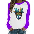 thumbnail image 3 of TaTaai Hoodies Shirts for Women Early Fall Long Sleeve Tops Vintage Graphic Outfits Tops Fashion Pullover Tees Gift, 3 of 6