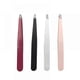 thumbnail image 1 of Professional Tweezers for Eyebrows Stainless Steel Slant Tip Tweezer The Best Precision Eyebrow Tweezers (Multi-color, Pack of 4), 1 of 5