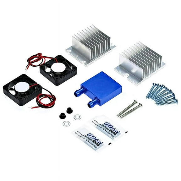 1 Set Mini Air Conditioner DIY Kit Thermoelectric Peltier Cooler Refrigeration Cooling System   Fan for Home Tool