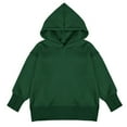thumbnail image 6 of Dakiuu 5-14Y Girls Oversized Hoodies Fashion Long Sleeve Drop Shoulder Pullover Sweatshirts Kids Casual Outfits Spring Fall Winter Clothes Green 13-14 Years (160), 6 of 6