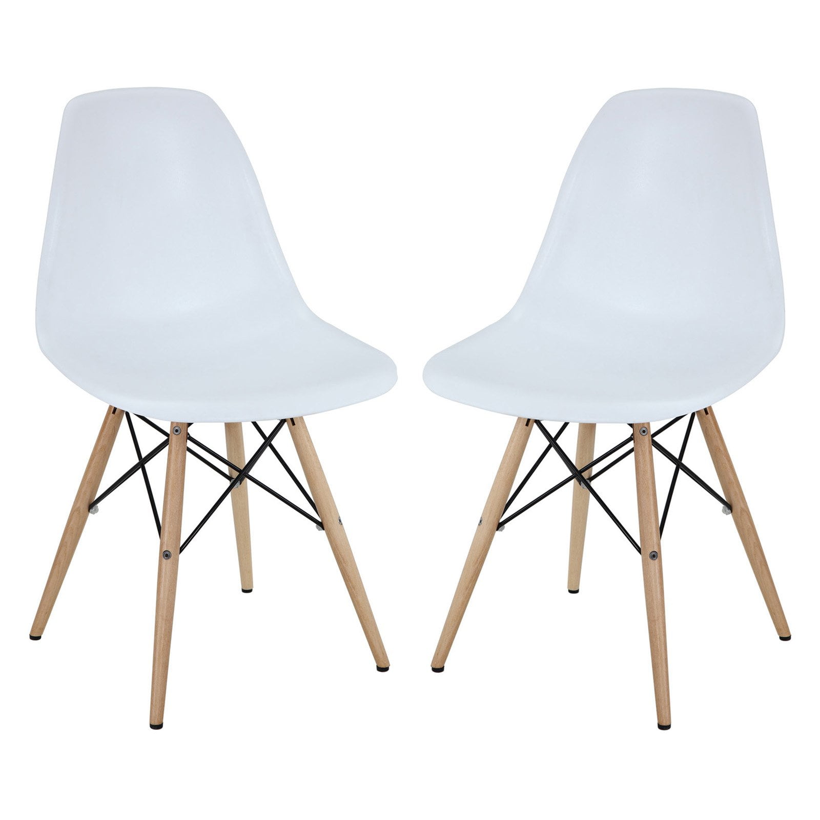 Modway Pyramid Indoor Or Outdoor Dining Side Chair Set Of 2 In Modway Pyramid Indoor Or Outdoor Dining Side Chair Set Of 2 In White